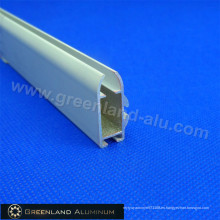Riel inferior de aluminio para persiana enrollable con recubrimiento en polvo blanco